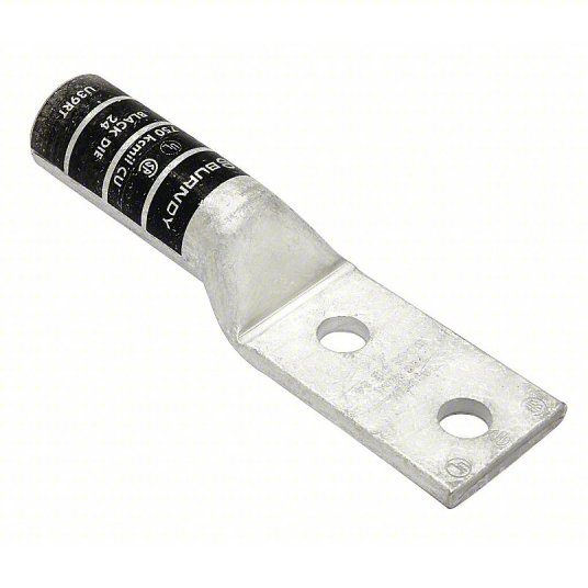 Burndy YA39 Compression Lug | Cu Long Barrel 1-Hole 750 kcmil 5/8" Stud Tin-Plated UL/CSA 35kV
