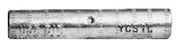 Burndy YCS33R HYSPLICE AL Sleeve Aluminum Staked Cable Stop Overhead Use