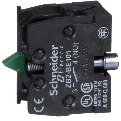 Schneider Electric ZB2BE101 Contact Block | 600V