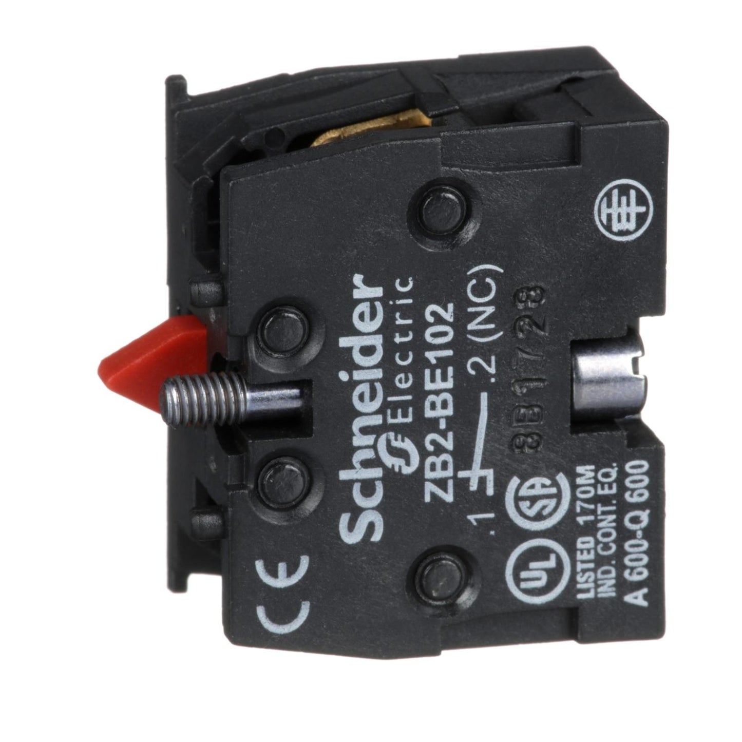 Square D ZB2BE102 Contact Block | 600V 120 Coil Voltage