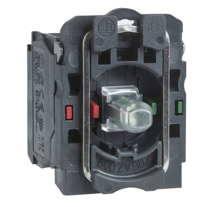 Square D ZB5AW0B45 Push Buttons | 24V AC/DC 1NO+1NC Red LED Harmony XB5