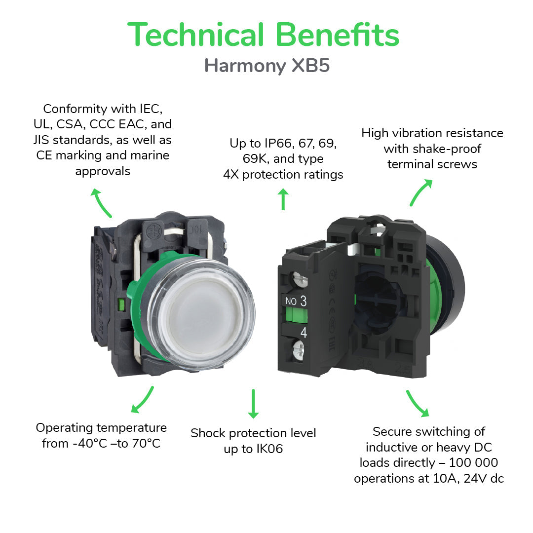 Schneider Electric ZB5AW313 Switch | Harmony XB5 Series