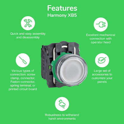 Schneider Electric ZB5AW353 Switch | Harmony XB5 Series