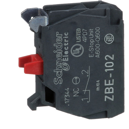 Schneider Electric ZBE102 Motor Control Part And Accessory Contacts Harmony XB4