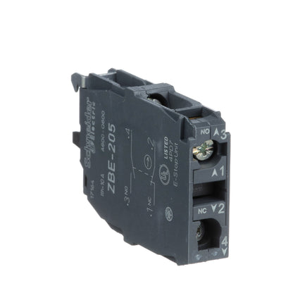 Schneider Electric ZBE205 Motor Control Part And Accessory Contacts 1NO Harmony XB4