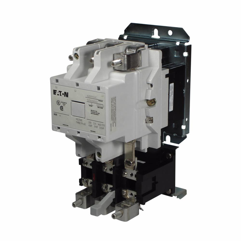 Eaton A200M4CAC Motor Starter 3 pole 3 phase 600V 135A 120V coil A200 Series
