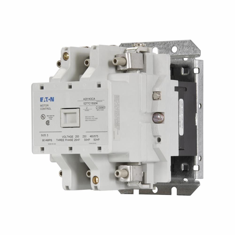 Eaton A201K3CA Magnetic Starter | 3 Pole 3 Phase 110;120V 90A 110V Coil A201 Series