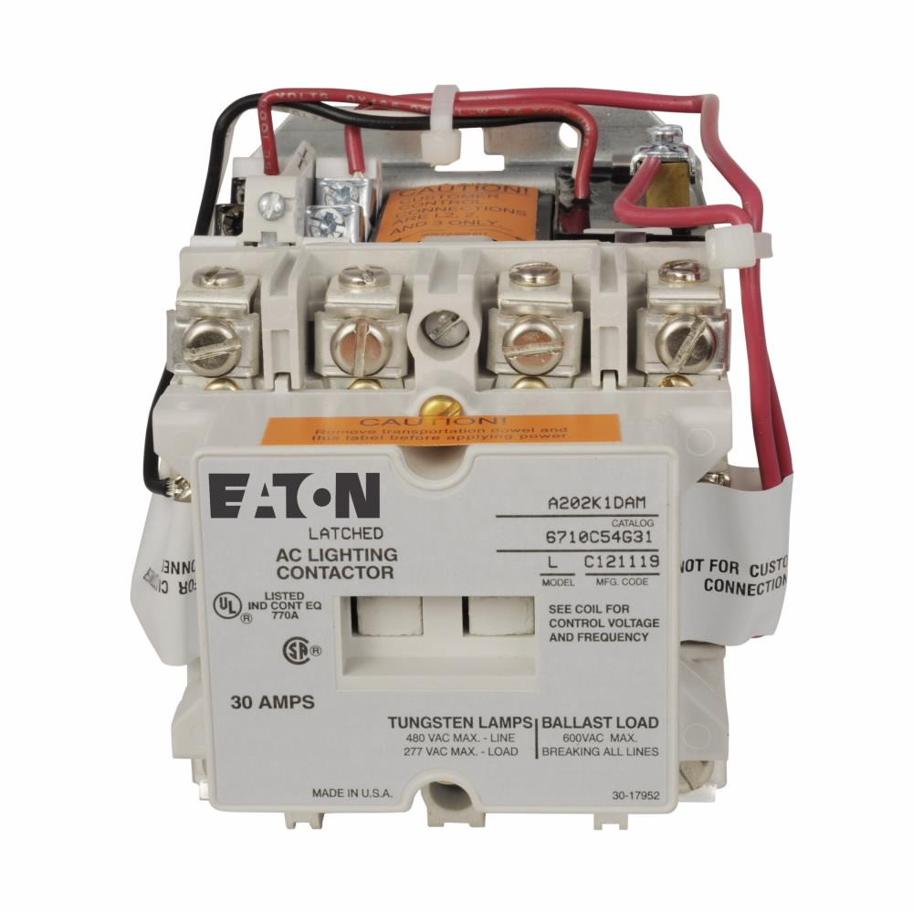 Cutler Hammer A202K1CZM Contactor | 3P 3PH 600V 30A 277V Coil A202