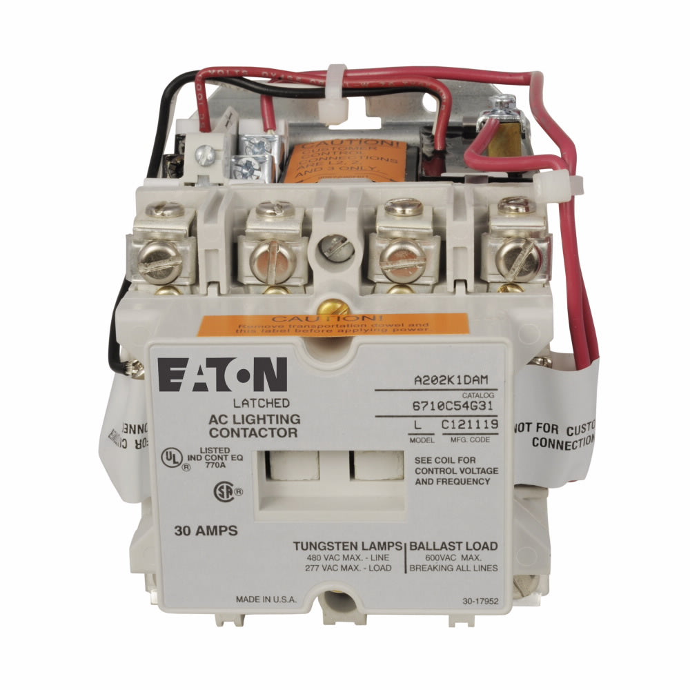 A202K2CZM Cutler Hammer A202 Contactor 600V 60A 277V Coil - Essential Electric Supply