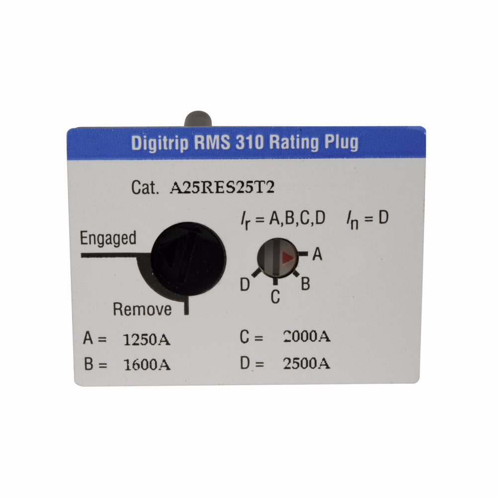 A25RES25T1  Cutler Hammer  Circuit Breaker Rating Plugs rated for 1200-2500A - Essential Electric Supply