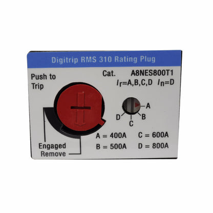 A8NES800T1  Cutler Hammer  Circuit Breaker Rating Plugs rated for 400-800A - Essential Electric Supply