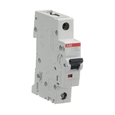 ABB S201-K16 Circuit Breaker | 277V 16A 1P 6kA@277V Feed-Thru S 200 Series
