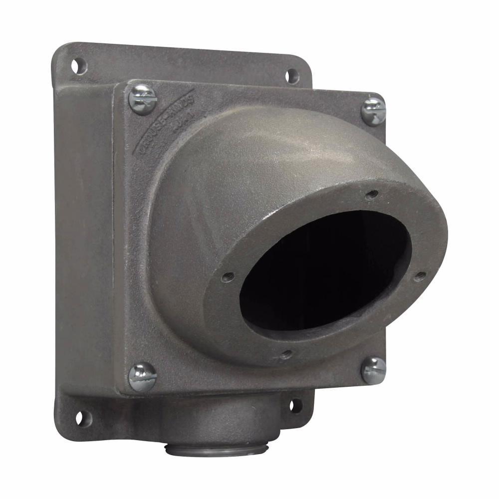Crouse-Hinds AJ68 Back Box | 200A 2" Cast Aluminum One Hub AJ Series