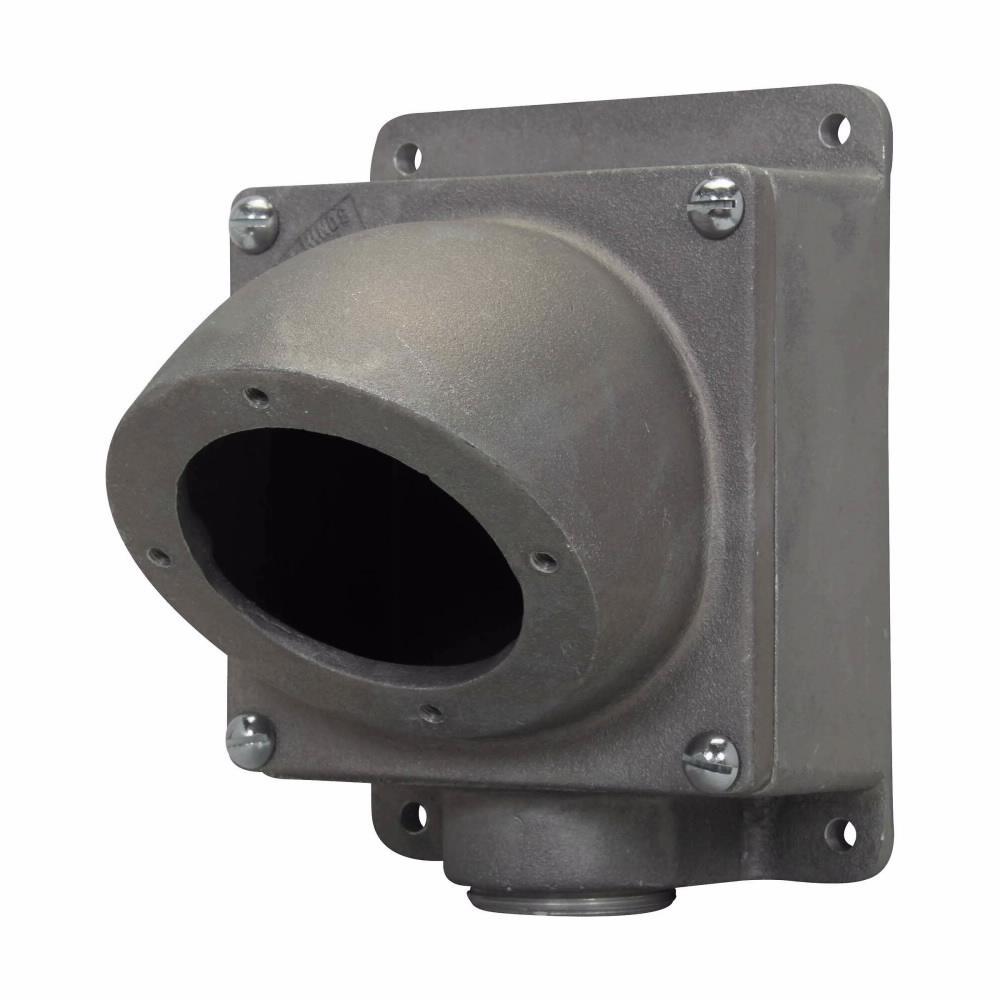 Crouse-Hinds AJ68 Back Box | 200A 2" Cast Aluminum One Hub AJ Series