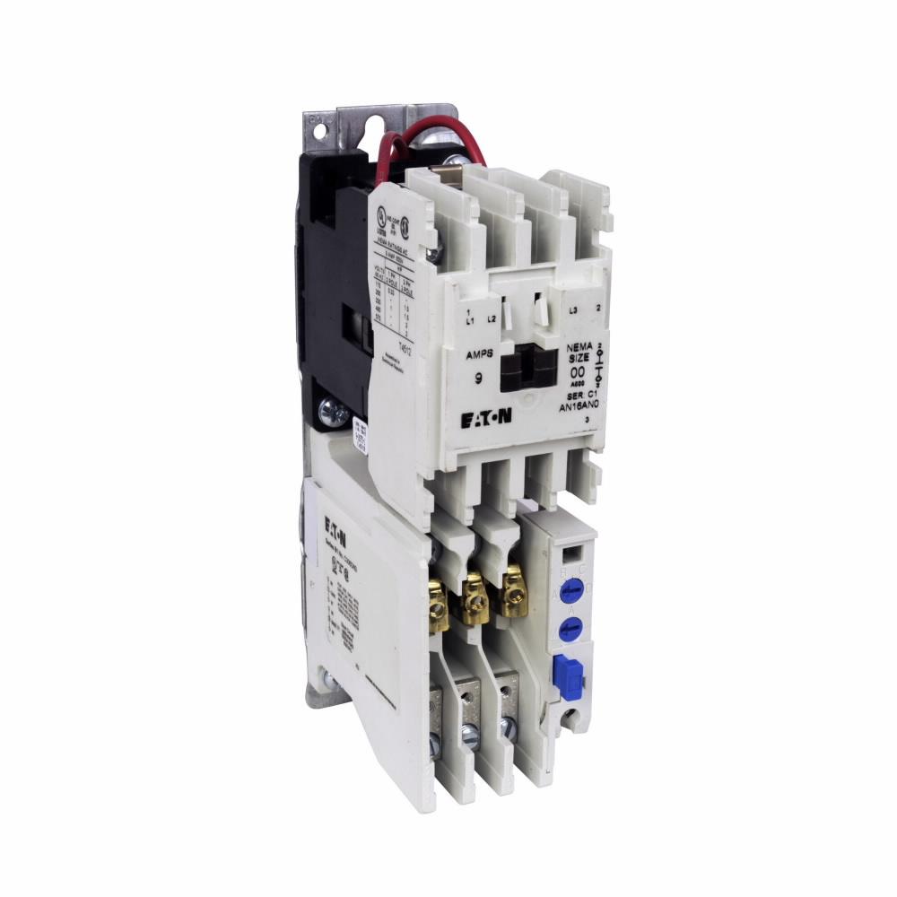 Cutler Hammer AN16AN0AC Motor Starter | 3 Pole 9A 600V 110V Coil Freedom Series