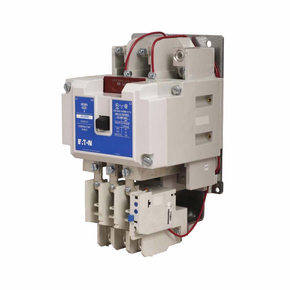 Eaton AN16NN0B Motor Starter 3 pole 3 phase 600V 135A 240V 60Hz 220V 50Hz coil Size 4 Freedom AN16