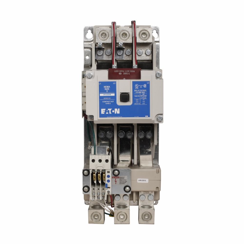 AN16SN0AB Cutler Hammer Freedom Series Motor Starter 600V 270A 3 Pole Nema 5 120V Cloil - Essential Electric Supply
