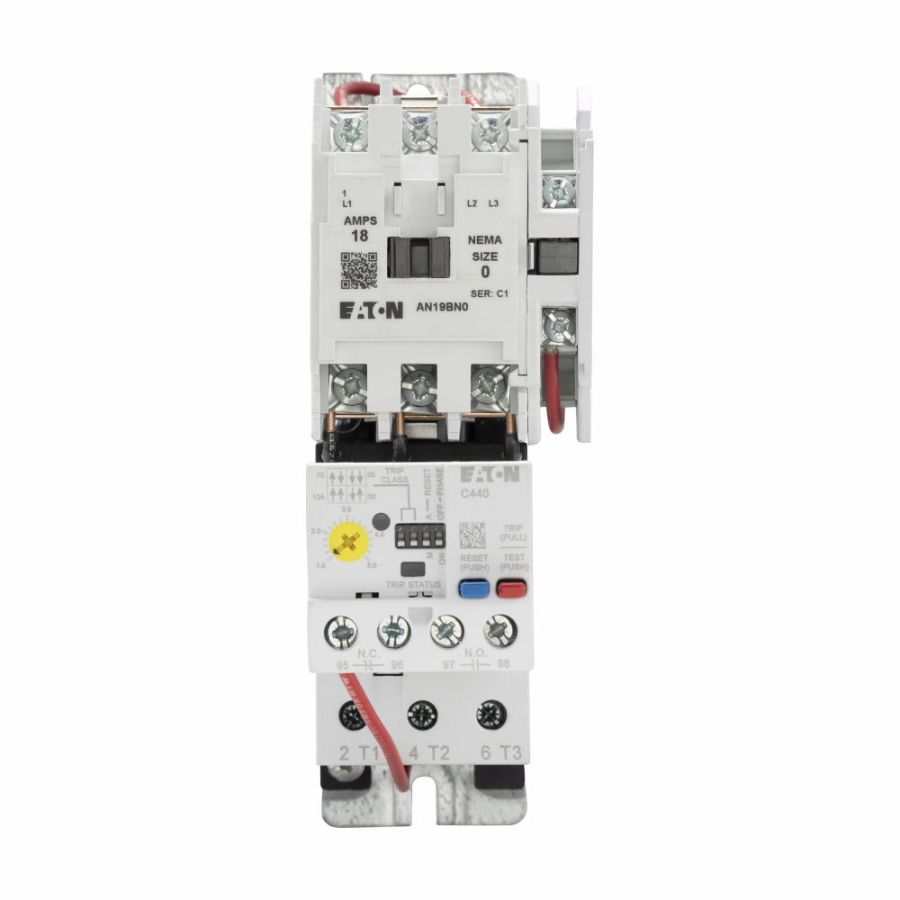 AN19BN0A5E020 Cutler Hammer Freedom Series Motor Starter 600V 18A 3 Pole Nema 0 120V Cloil - Essential Electric Supply