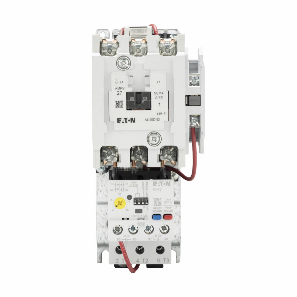 AN19DN0A5E020 Eaton Freedom Series Motor Starter 600V 27A 3 Pole Nema 1 120V Cloil - Essential Electric Supply