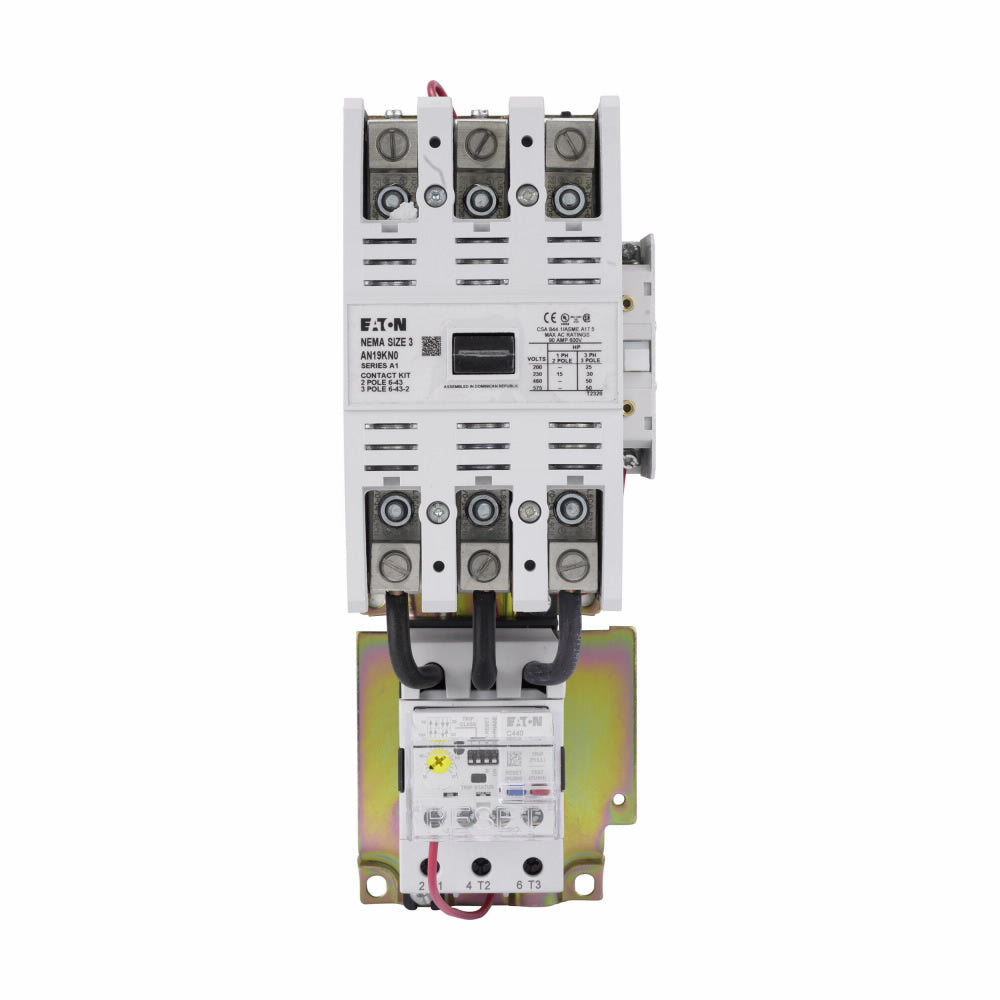AN19KN0A5E100 Eaton Freedom Series Motor Starter 600V 90A 3 Pole Nema 3 120V Cloil - Essential Electric Supply
