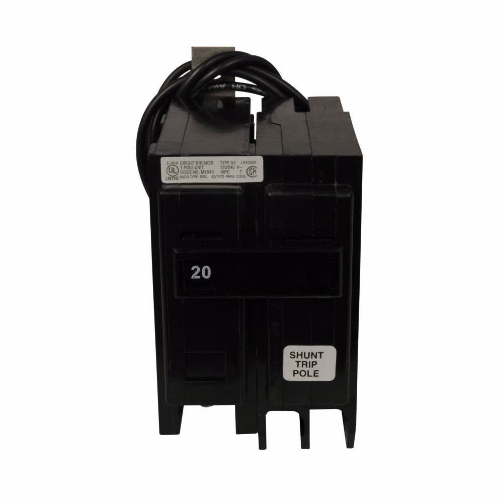 BAB1020S - Eaton/ Westinghouse/ Cutler Hammer Bolt-On 20 Amp 1 Pole Circuit Breaker - Essential Electric Supply
