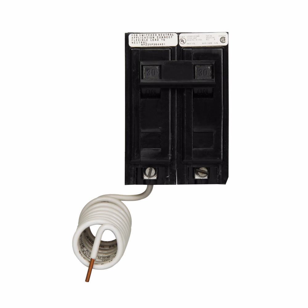 Cutler Hammer BAB2030 Circuit Breaker | 240V 30A 2P 10kA@240V Bolt-On QUICKLAG