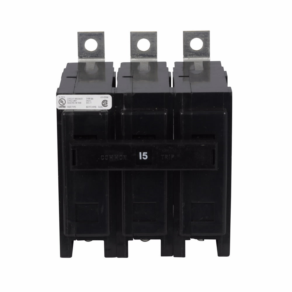BAB3015HS - Cutler Hammer/ Westinghouse/ Eaton Bolt-On 15 Amp 3 Pole Circuit Breaker - Essential Electric Supply