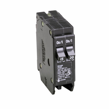 Eaton BD1520 Circuit Breaker | 120V 20A 2P 10kA@120V Feed-Thru BD Series