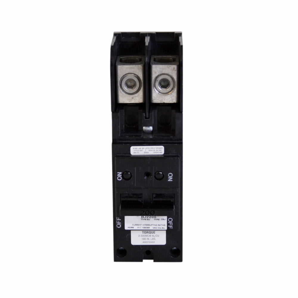 BJ2200  Molded Case Circuit Breaker BJ Series 200A 240V - Essential Electric Supply