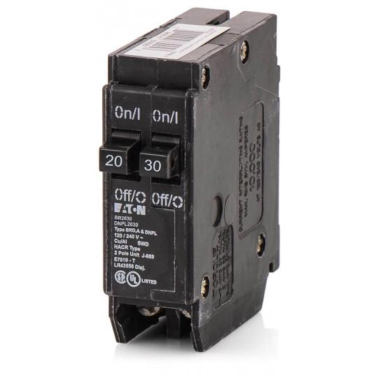 Eaton BR2030 Circuit Breaker | 120V 30A 1P 10kA@120V Plug-In BR Series