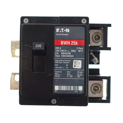 Cutler Hammer BWH2100 Circuit Breaker | BWH Series BWH 240V 100A