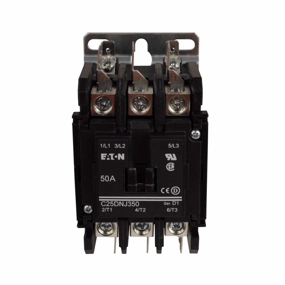 C25DNJ250A Cutler Hammer C25 Series Contactor 600V 50A 120V Coil - Essential Electric Supply