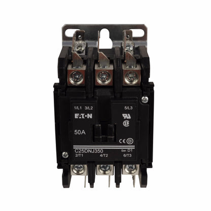 C25DNJ250A Cutler Hammer C25 Series Contactor 600V 50A 120V Coil - Essential Electric Supply
