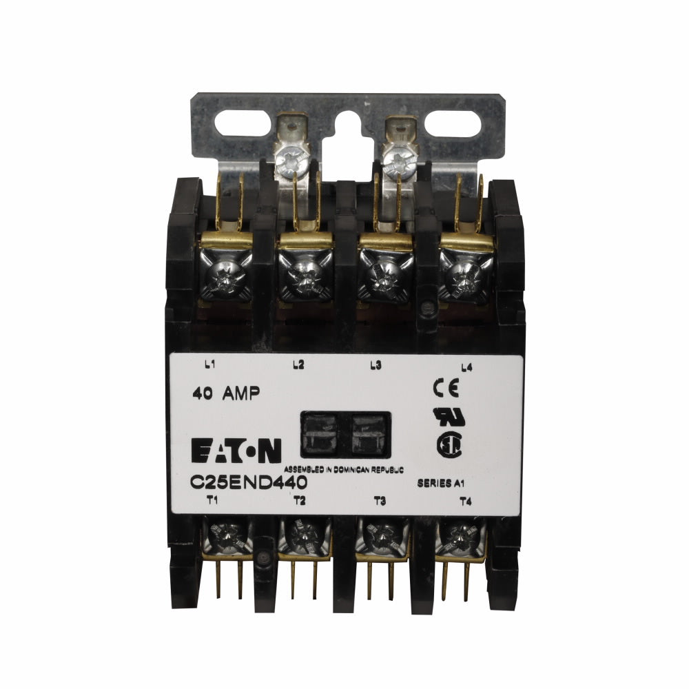 C25ENF440T Cutler Hammer C25 Series Contactor 600V 40A 24V Coil - Essential Electric Supply