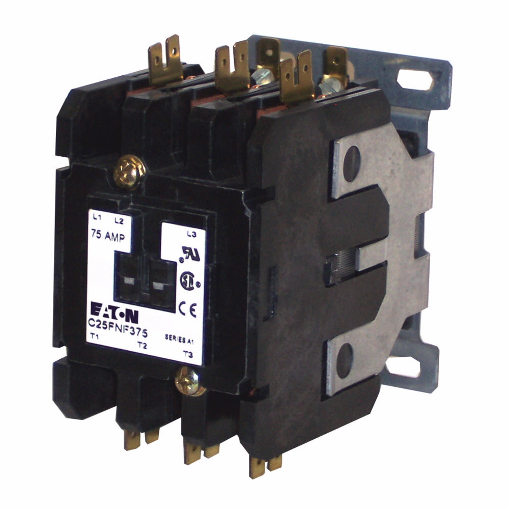 C25FNF375T Cutler Hammer C25 Series Contactor 600V 75A 24V Coil - Essential Electric Supply