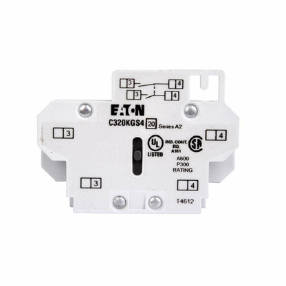 Cutler Hammer C320KGS4 Contactor And Motor Starter Auxiliary | 2NO Freedom Series