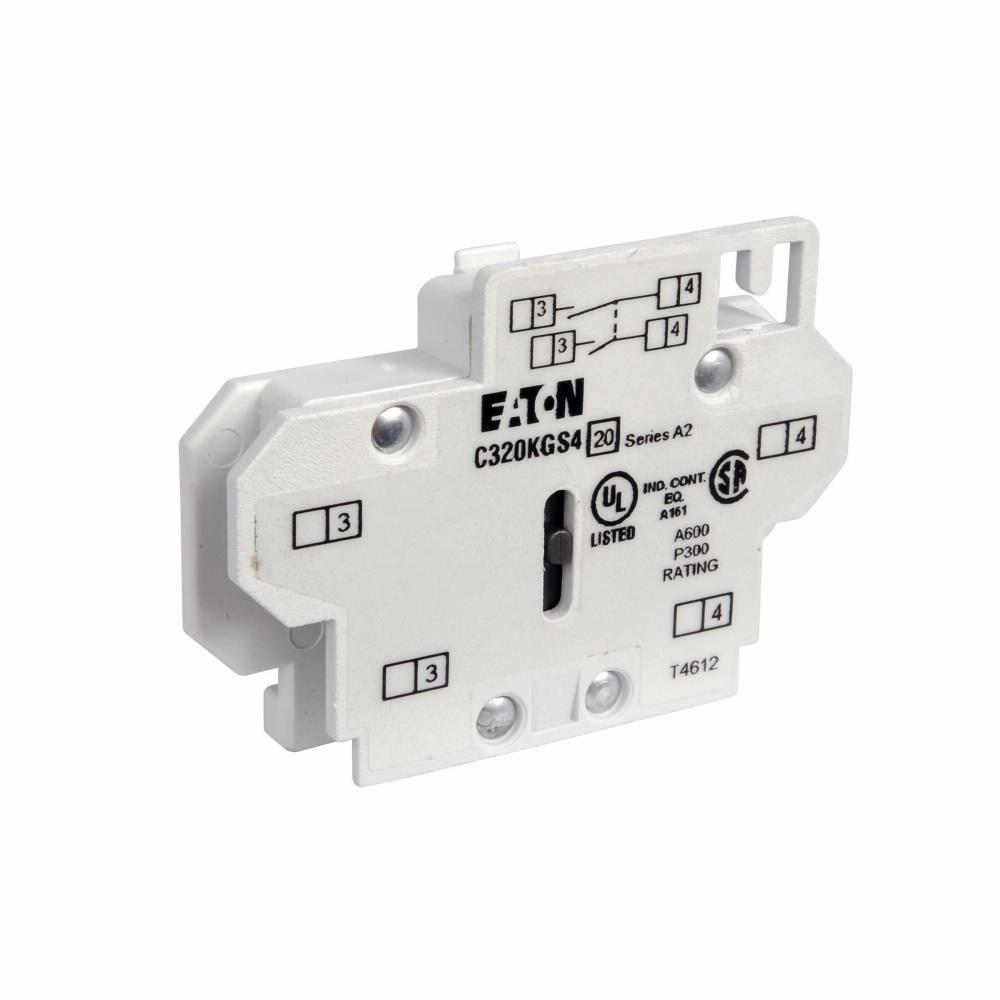 Cutler Hammer C320KGS4 Contactor And Motor Starter Auxiliary | 2NO Freedom Series