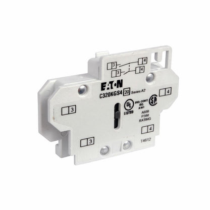 Cutler Hammer C320KGS4 Contactor And Motor Starter Auxiliary | 2NO Freedom Series