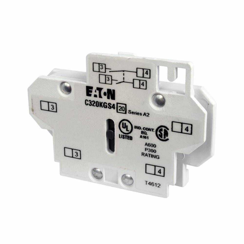 Cutler Hammer C320KGS4 Contactor And Motor Starter Auxiliary | 2NO Freedom Series