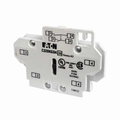 Cutler Hammer C320KGS4 Contactor And Motor Starter Auxiliary | 2NO Freedom Series