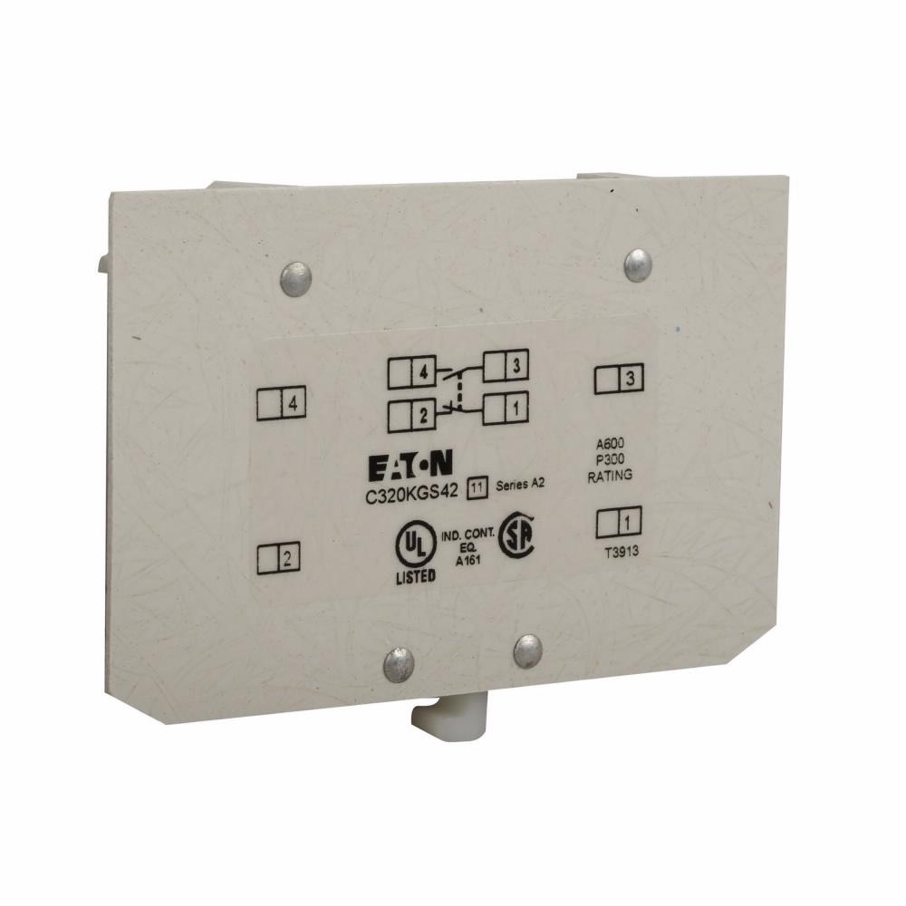 Cutler Hammer C320KGS42 Contactor And Motor Starter Auxiliary | 1NO/1NC Freedom Series