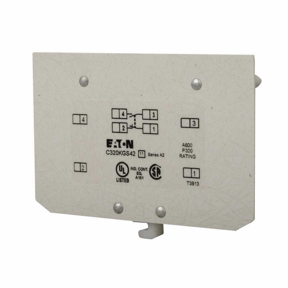Cutler Hammer C320KGS42 Contactor And Motor Starter Auxiliary | 1NO/1NC Freedom Series