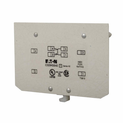 Cutler Hammer C320KGS42 Contactor And Motor Starter Auxiliary | 1NO/1NC Freedom Series