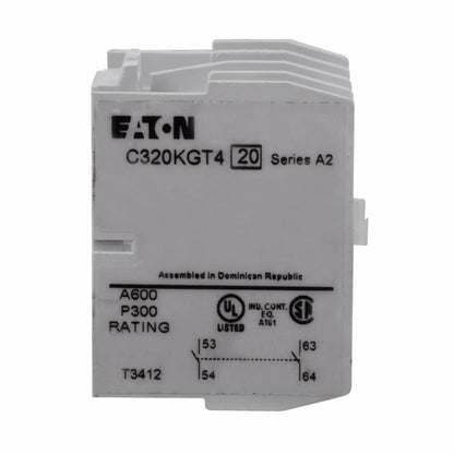 C320KGT4 Cutler Hammer Freedom NEMA Auxiliary Contact - Essential Electric Supply