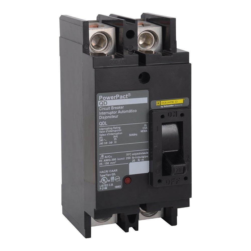Square D QDL22125 Circuit Breaker | Powerpact QDL 240V 125A