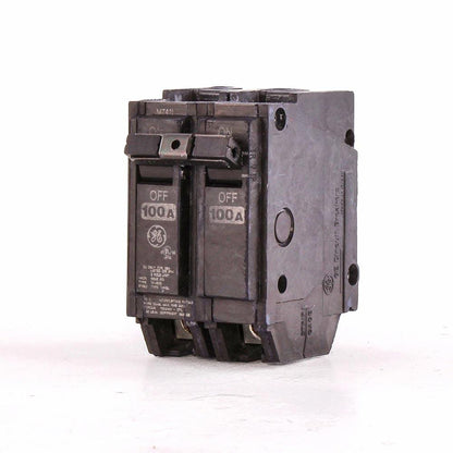 General Electric THHQL21100 Circuit Breaker | 120V 100A 2P 22kA@120V Plug-In Q-Line