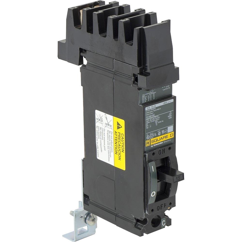 Square D FH16015C Circuit Breaker | 277V 15A 1P 25kA@240V I-Line