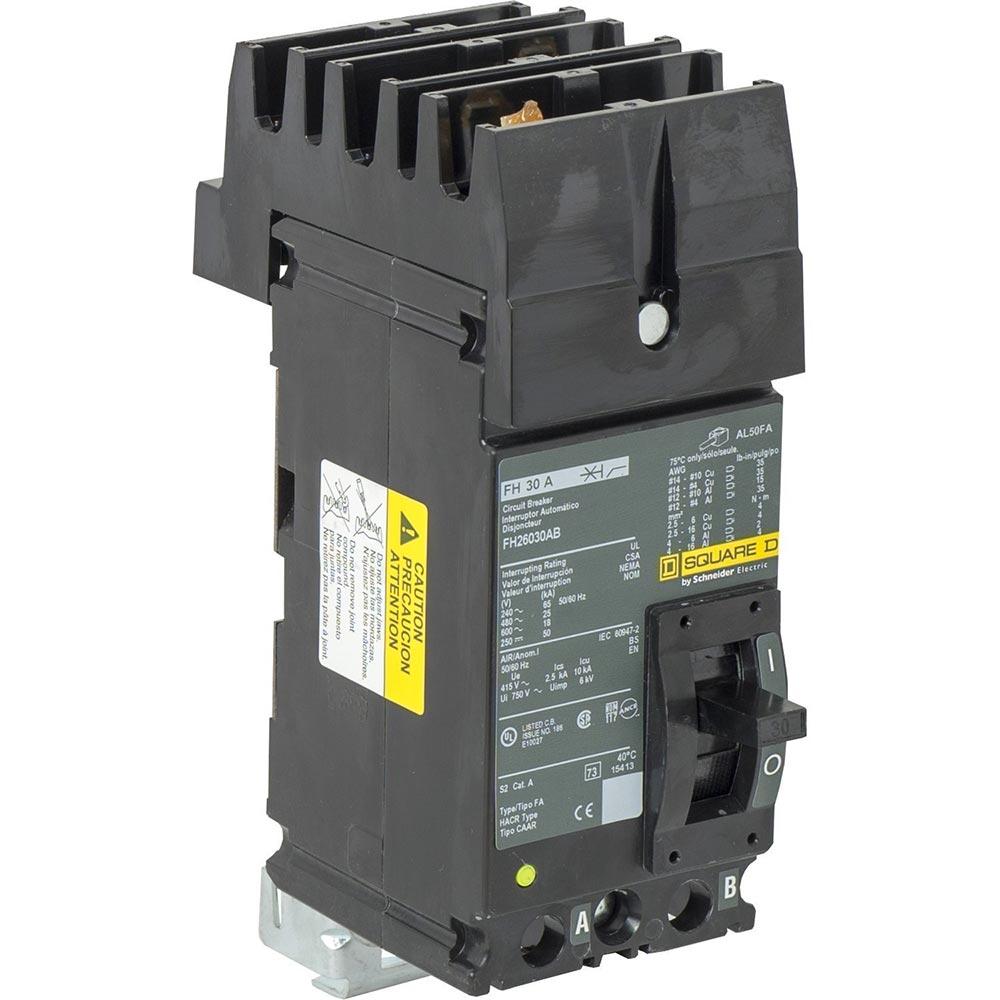 Square D FH26030AB Circuit Breaker | I-Line FH 600V 30A