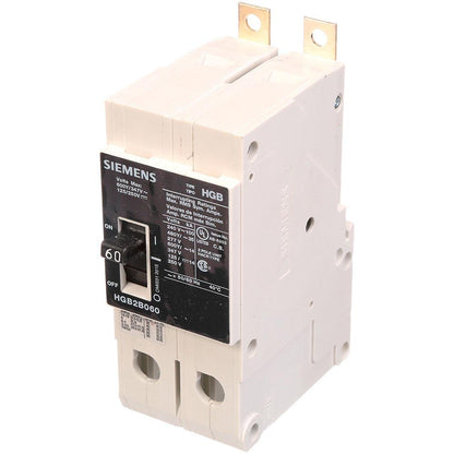 Siemens HGB2B090B Molded Case Circuit Breaker | 600V 90A 2P 100kA@240V Bolt-On VL Series