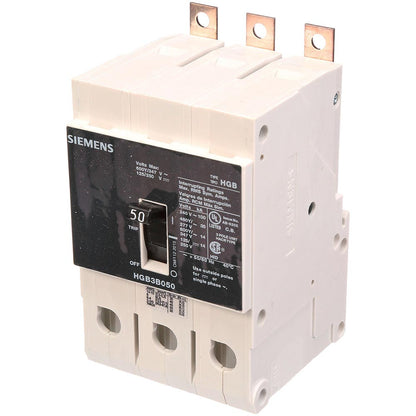 Siemens HGB3B060B Molded Case Circuit Breaker | 600V 60A 3P 100kA@240V Bolt-On VL Series